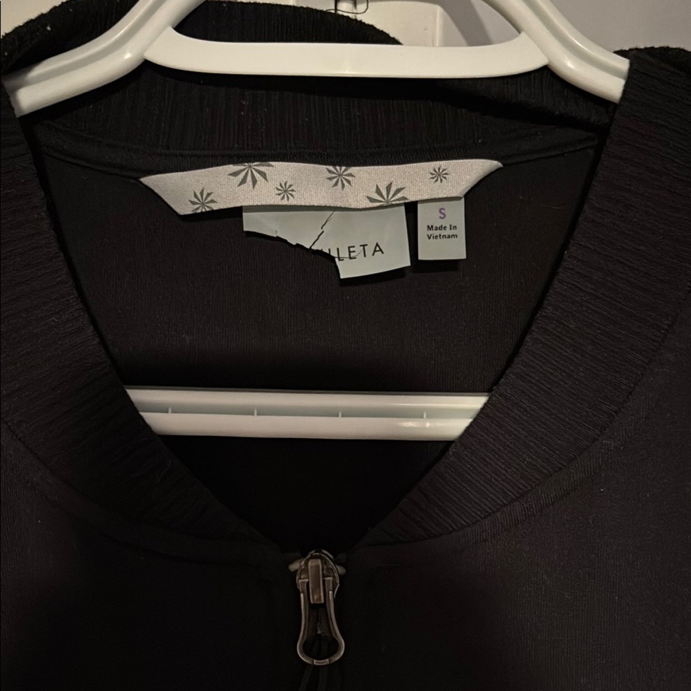 Athleta Black Zip-Up Jacket